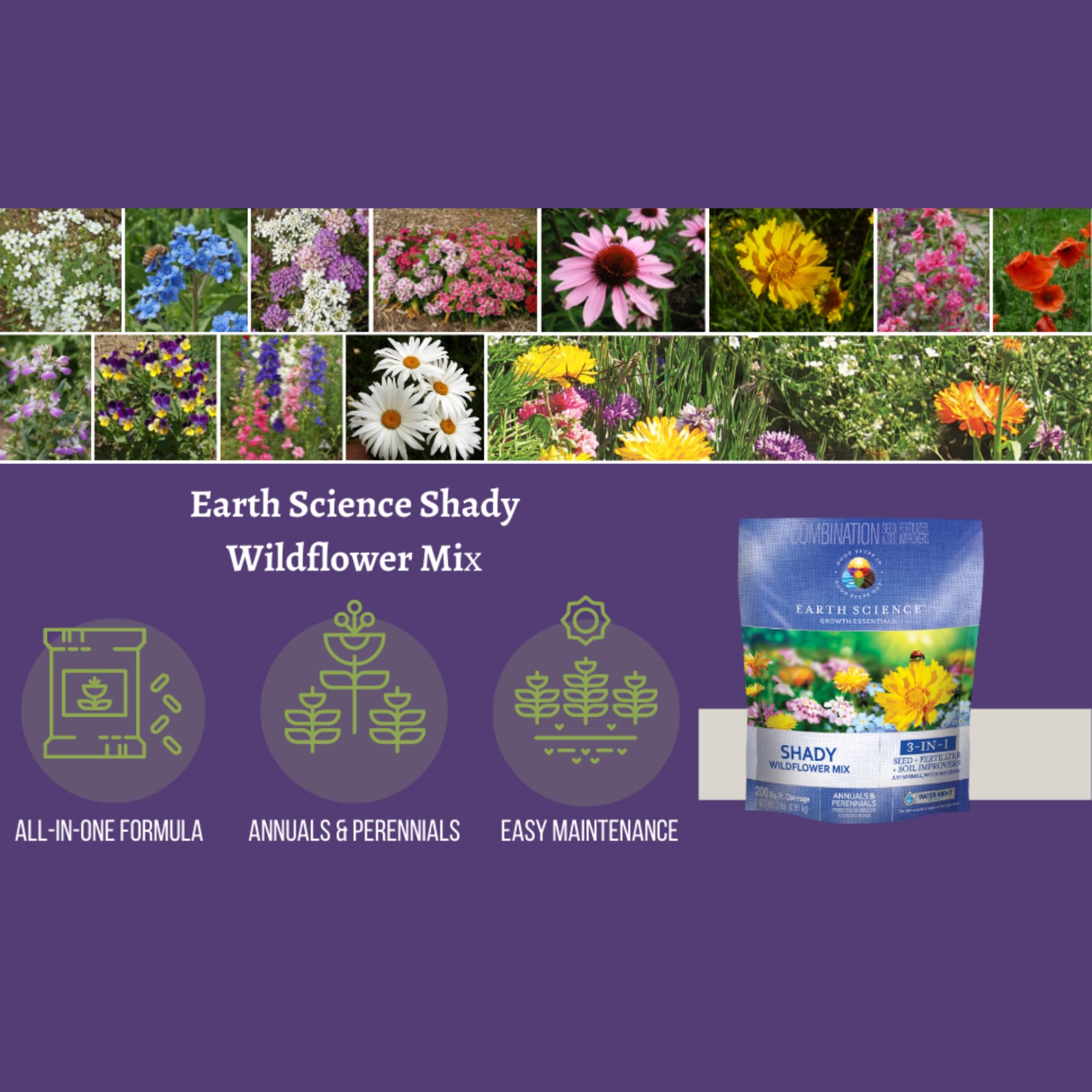 Non-GMO natural ingredients ensure a pet-friendly planting option for families.