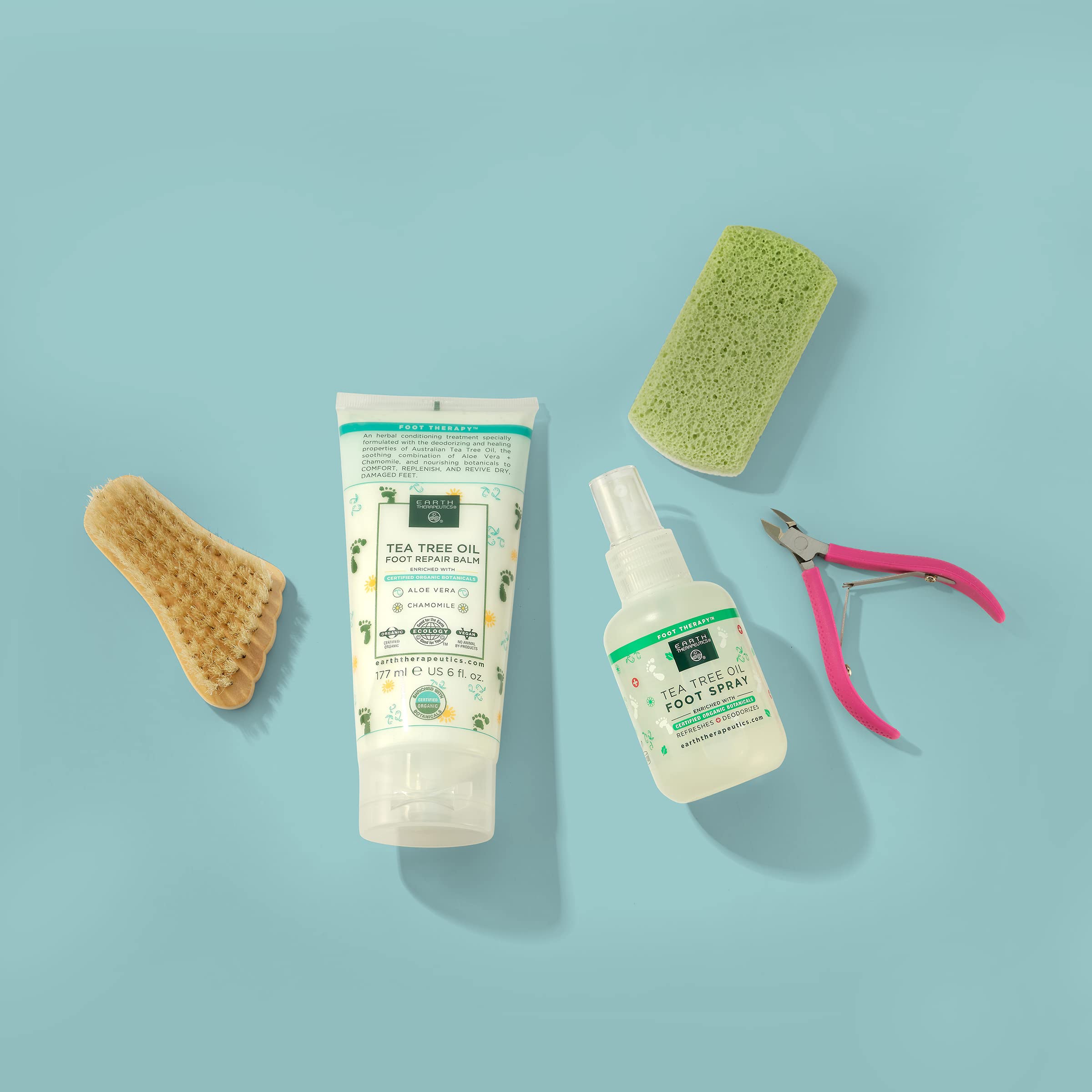 Nightly foot care with Aloe Socks for softer, refreshed skin.