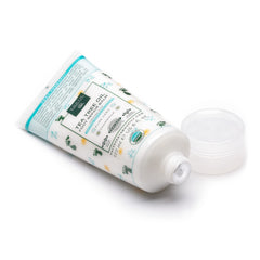 Earth Therapeutics Tea Tree Oil Foot Balm on feet to soften dry heels and calluses.