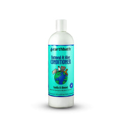 Earthbath Oatmeal and Aloe conditioner bottle shown for gentle conditioning.