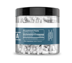 Earthborn Elements 200 capsules packaging; compact container for easy pantry storage and long-lasting supply.
