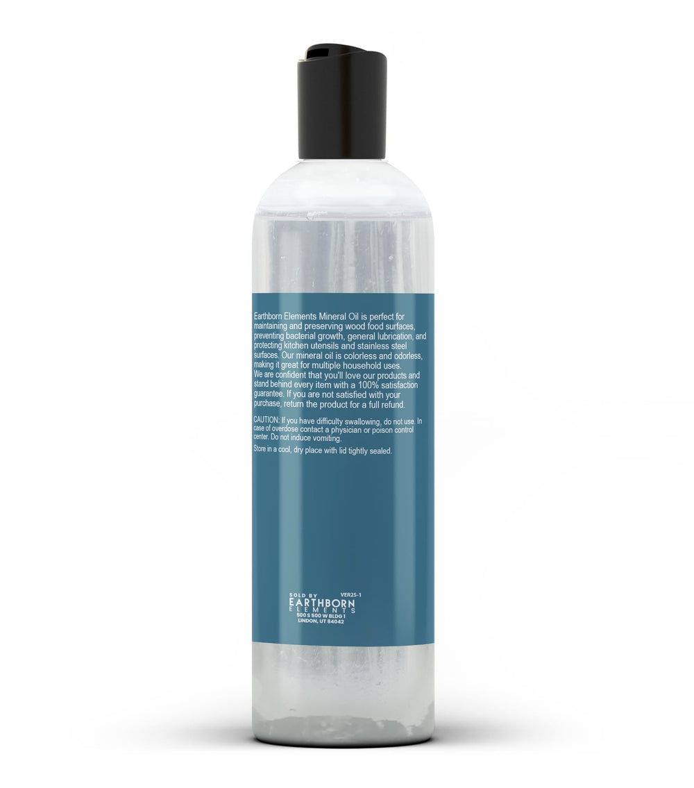 Earthborn Elements Mineral Oil colorless and odorless appearance