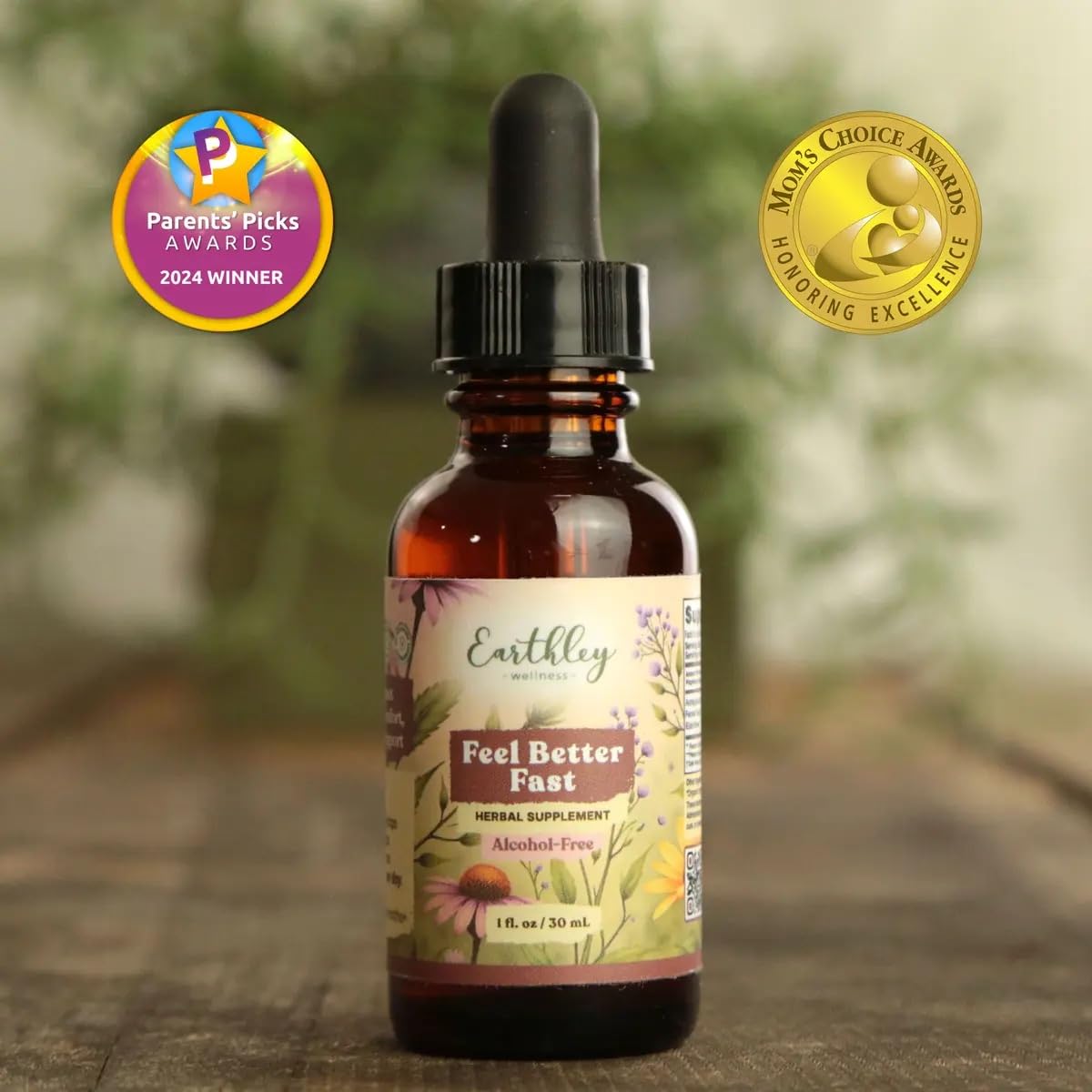 Earthley Feel Better Fast features fennel and cinnamon for digestive comfort