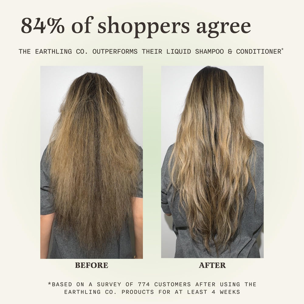 The shampoo bar is sulfate-free, silicone-free, and paraben-free for all hair types.