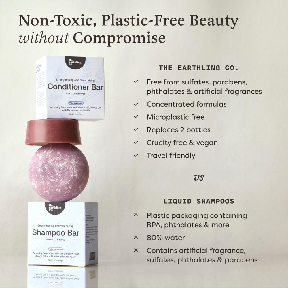 Earthling Co made in USA badge highlights eco friendly packaging