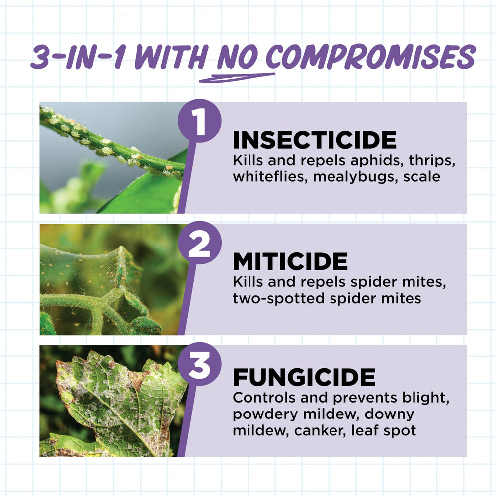 Earth's Ally label highlights ingredients for organic gardening compatibility.