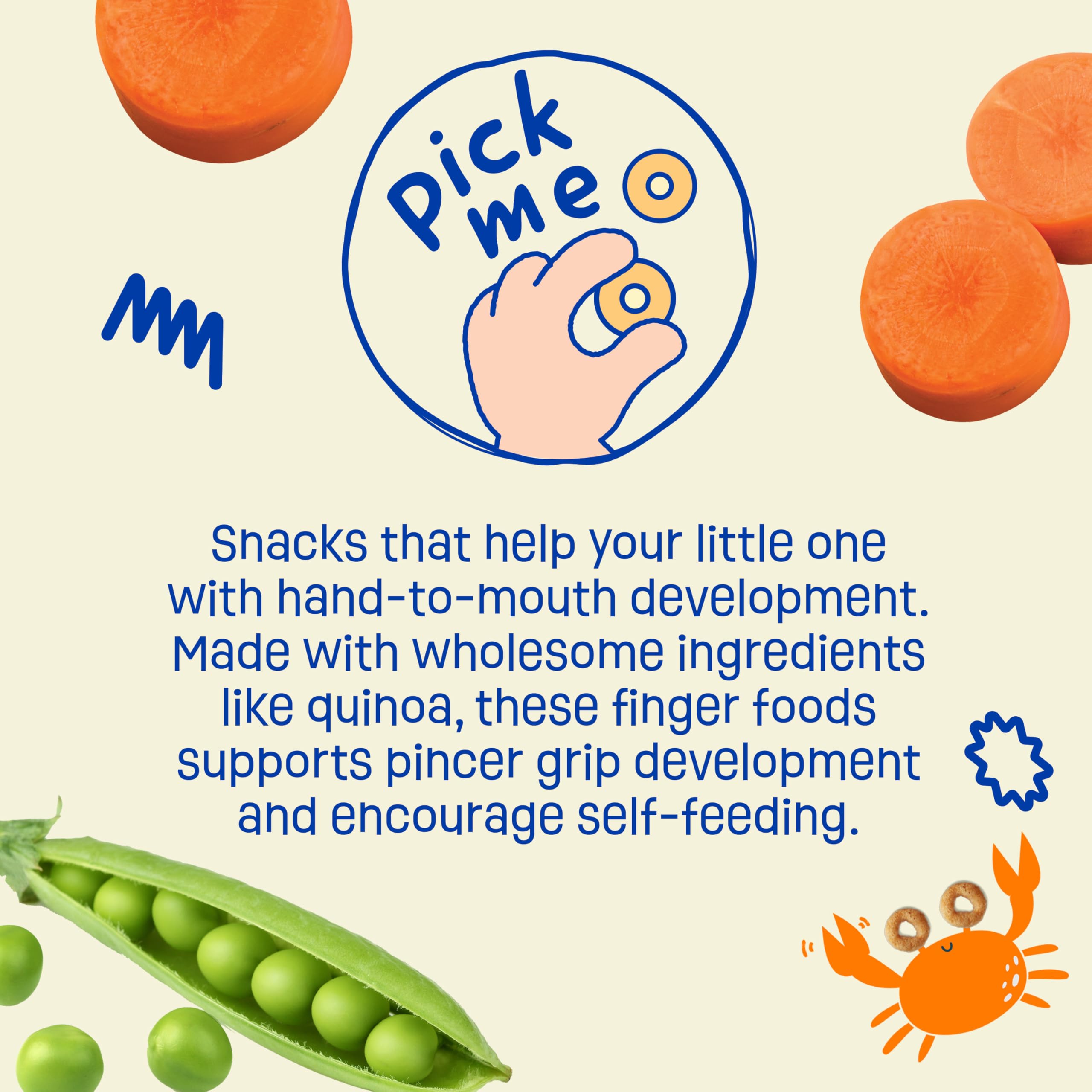 Earth's Best Melty Hoops multipack snack collection is ideal for on-the-go snacking