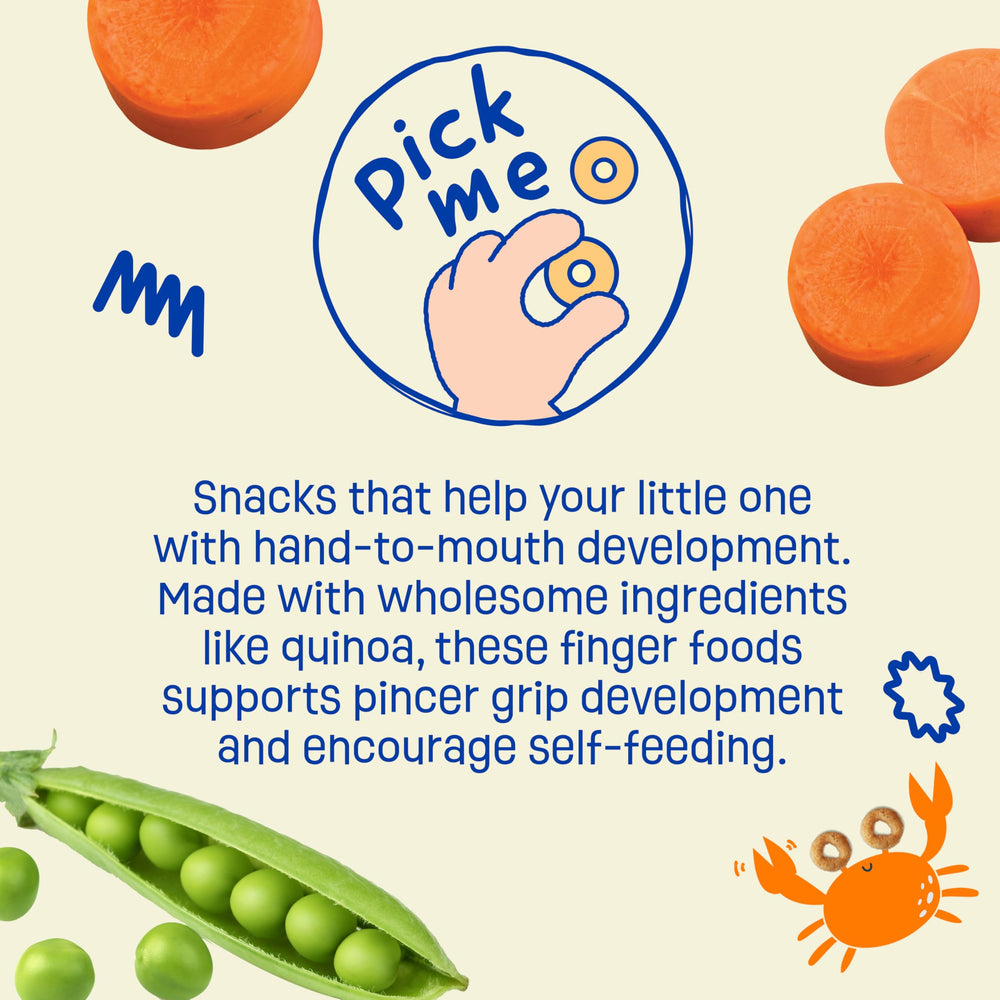Earth's Best Melty Hoops multipack snack collection is ideal for on-the-go snacking