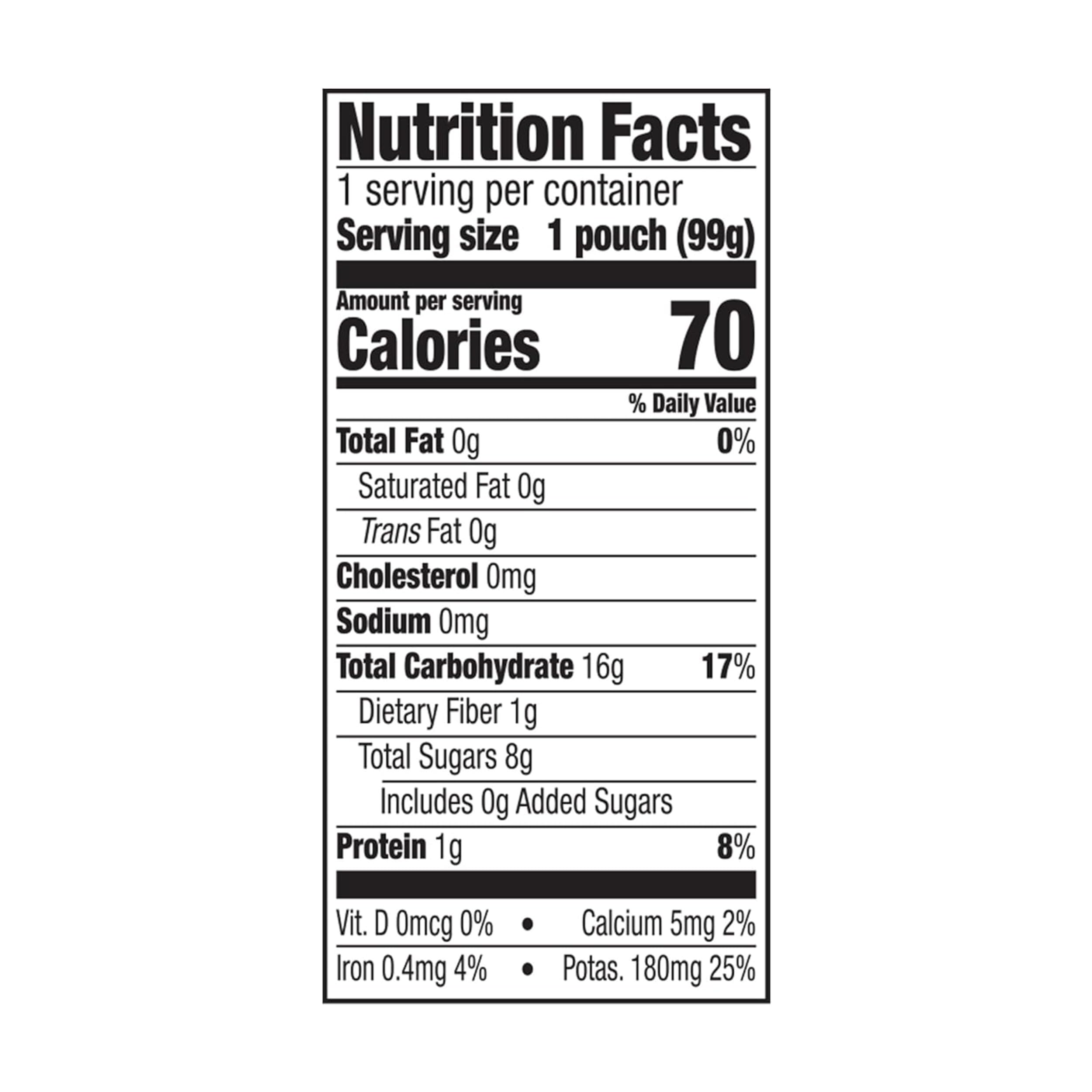 Earth's Best Organic Breakfast Purée pouch with a wholesome fruit-oat blend
