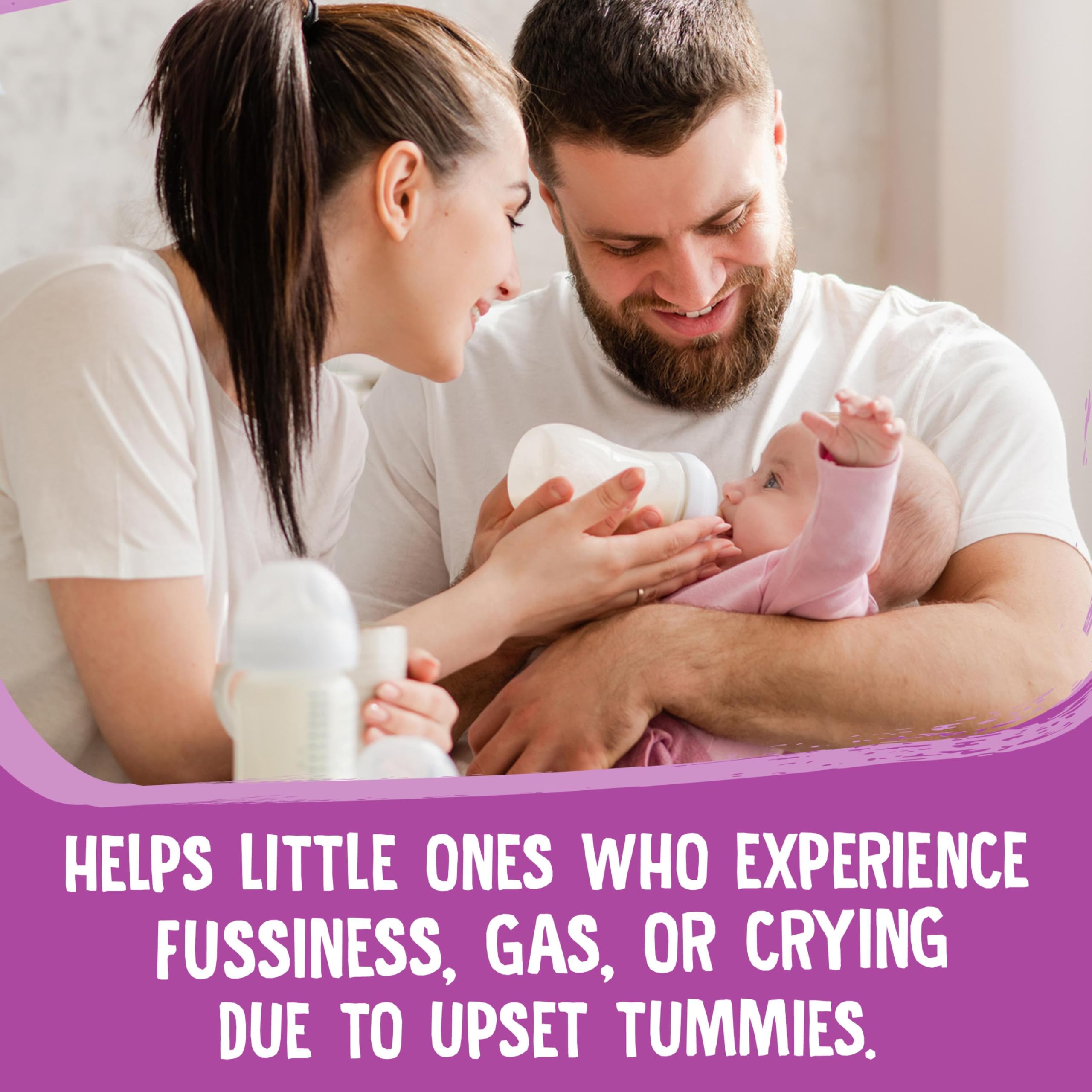Earth's Best Organic Sensitivity Infant Formula prebiotics image promotes gut-friendly feeding.