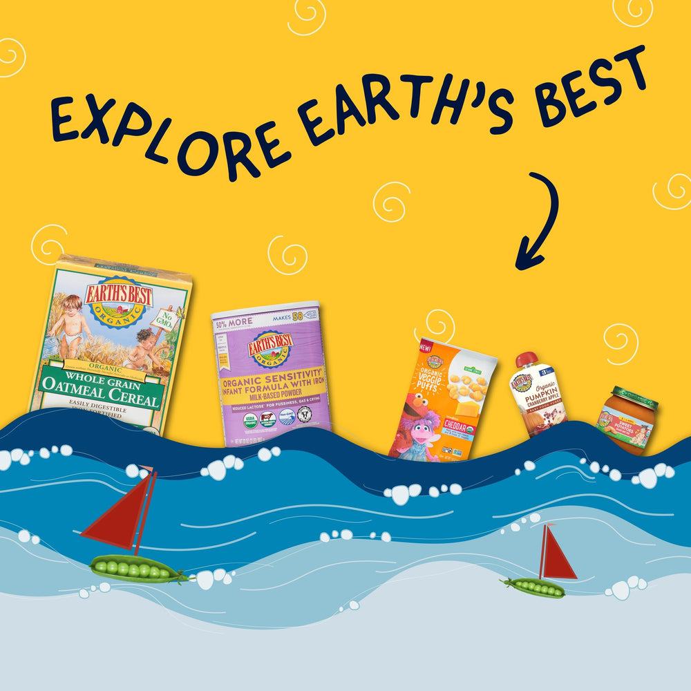 Earth's Best Organic Wholesome Breakfast Purée pouch for busy mornings