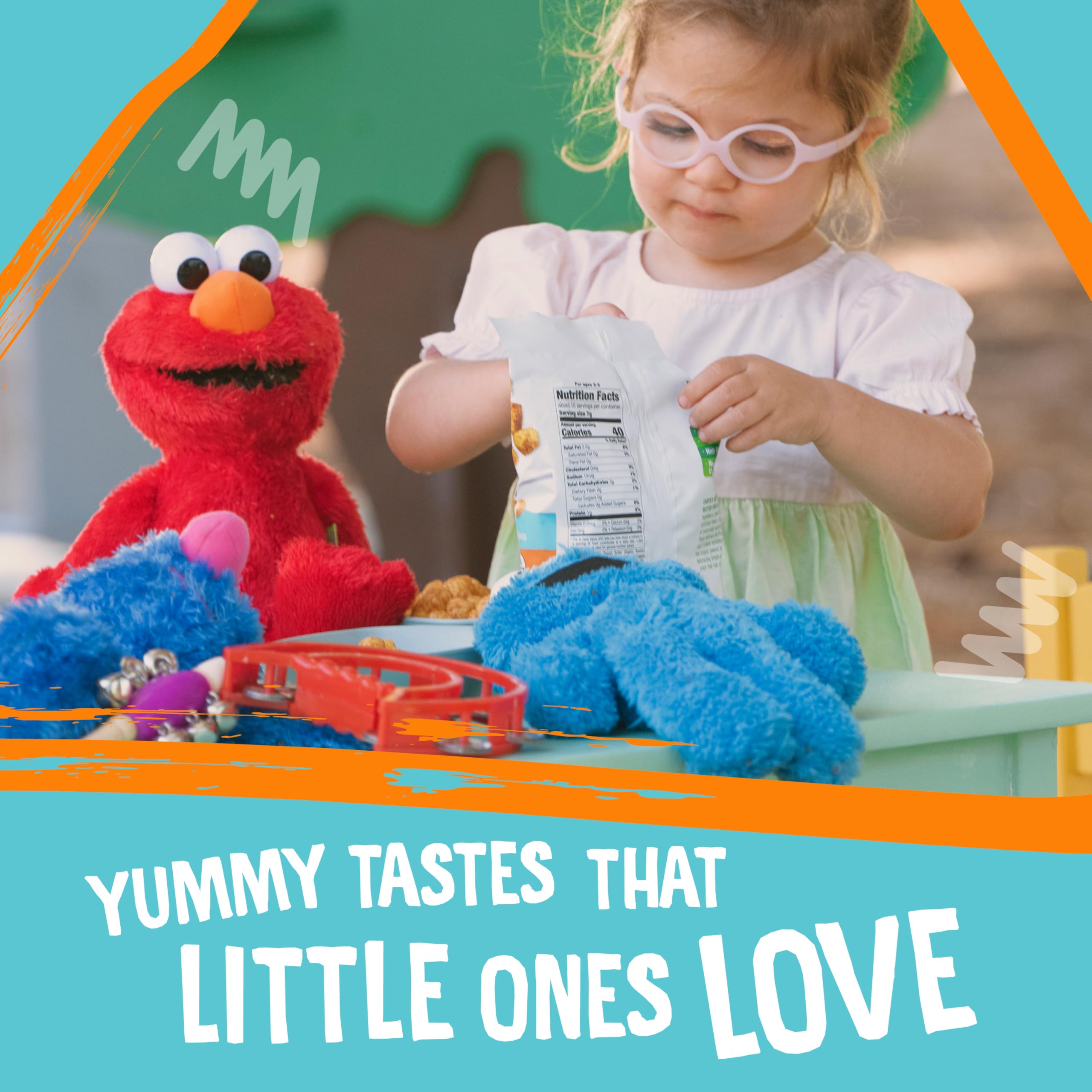 Lunchbox‑friendly Earth’s Best Peanut Butter Puffs in a bite‑sized pack