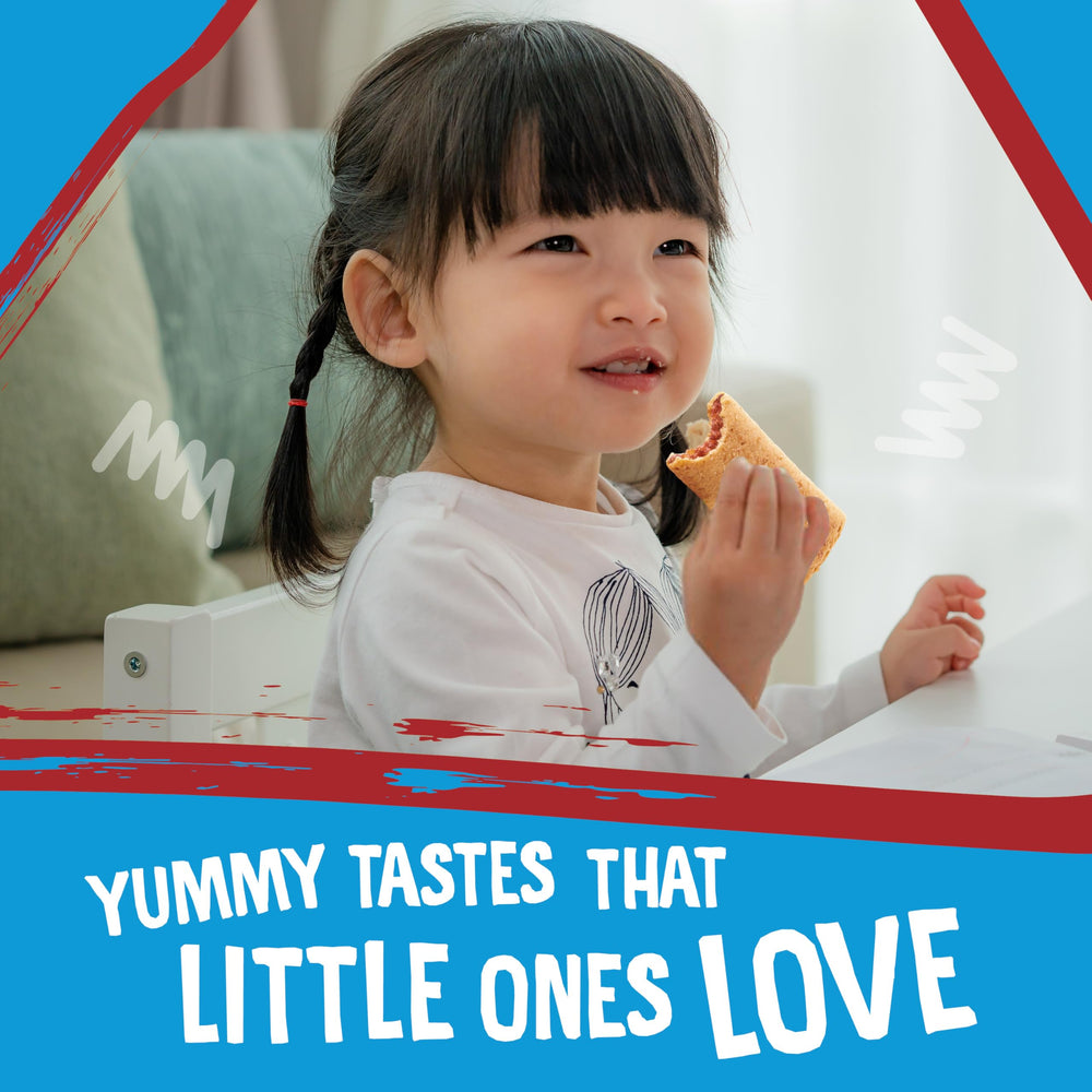 Earth's Best Sesame Street Apple Snack Bars characters on pack appeal to Sesame Street fans.