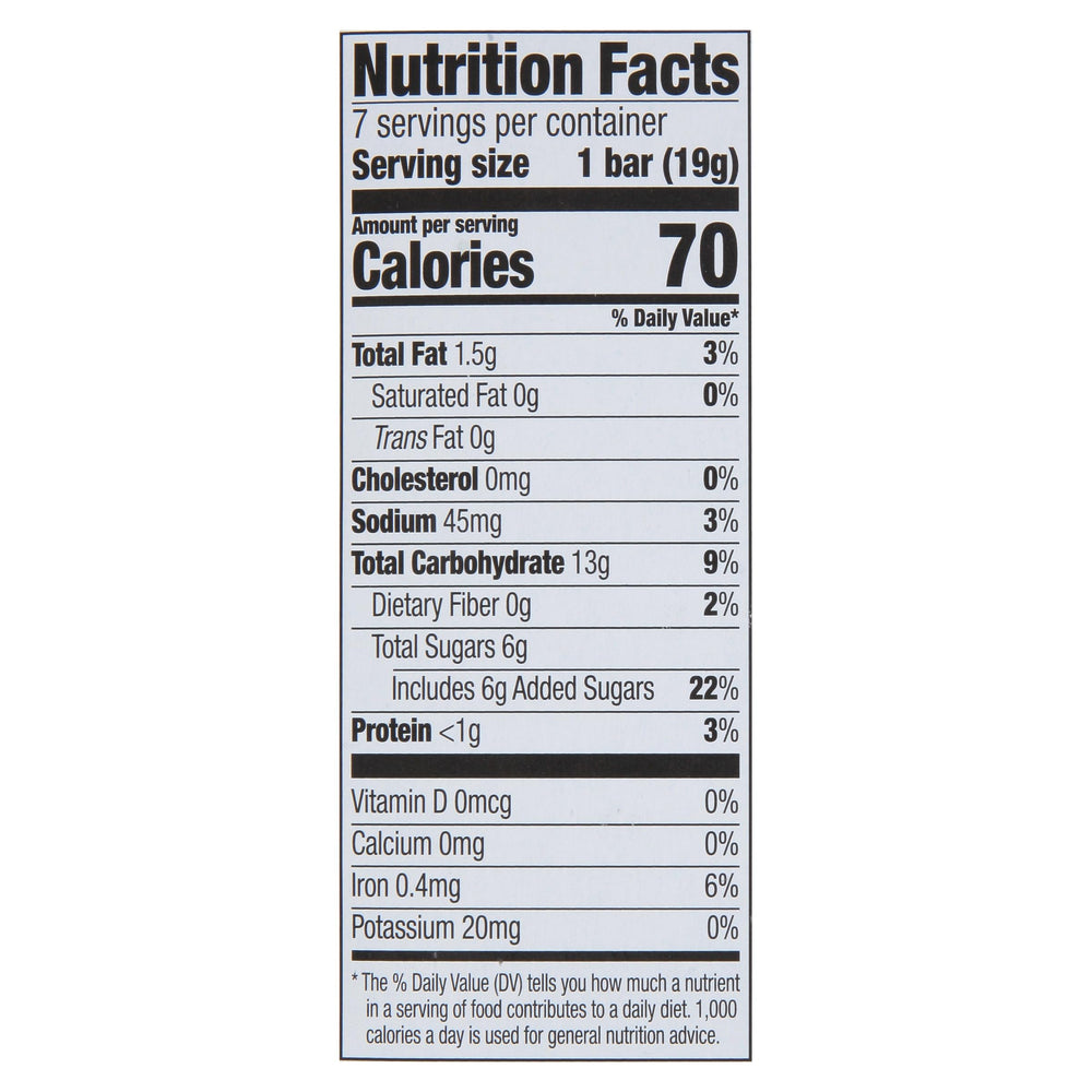 Earth's Best Sunny Days snack bars on shelf indicate shareable packs and convenience