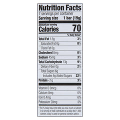 Earth's Best Sunny Days snack bars on shelf indicate shareable packs and convenience