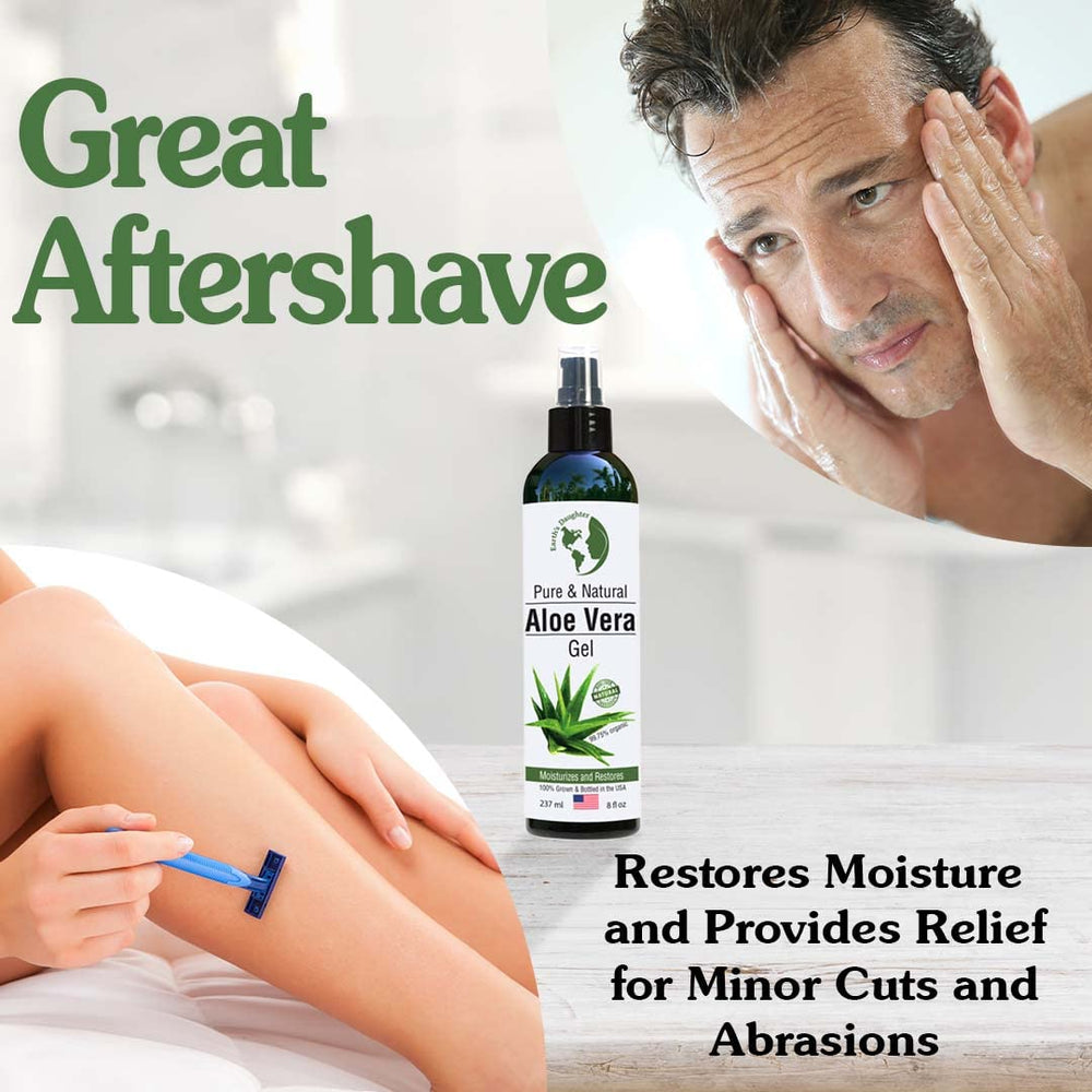 Earth's Daughter Aloe Gel after-sun soothing for skin and cool relief