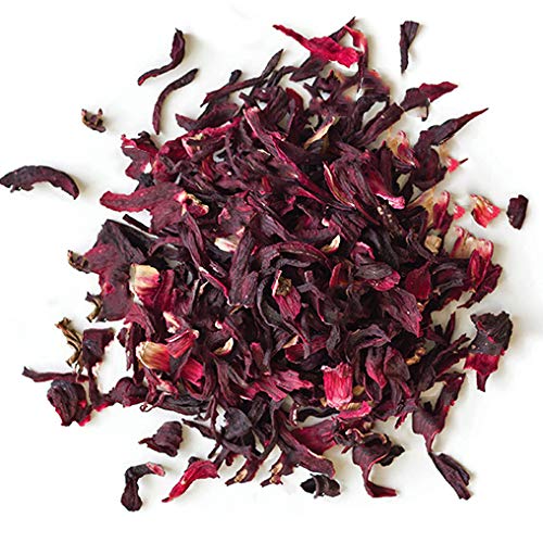 EarthWise Aromatics hibiscus flowers in 1lb bulk bag for tea blends