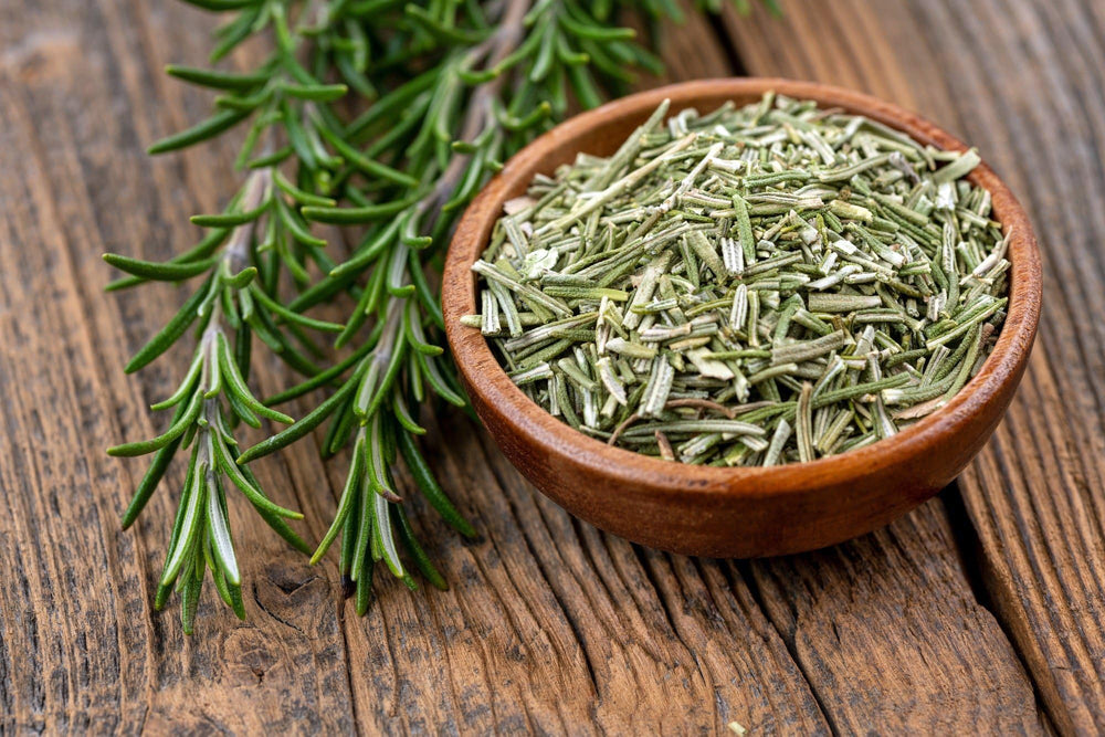 EarthWise Aromatics rosemary leaves pack convenient for quick cooking.