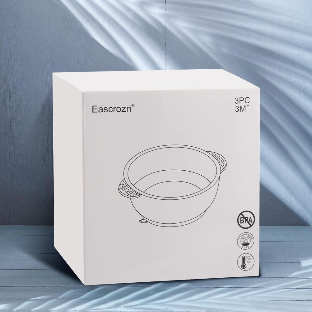 Eascrozn bowls are heat resistant and unbreakable for busy households.
