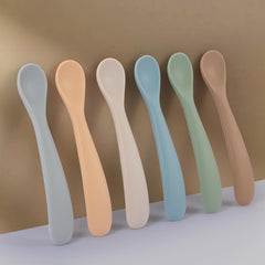 Eascrozn color-variety spoons displayed for meal-time fun.
