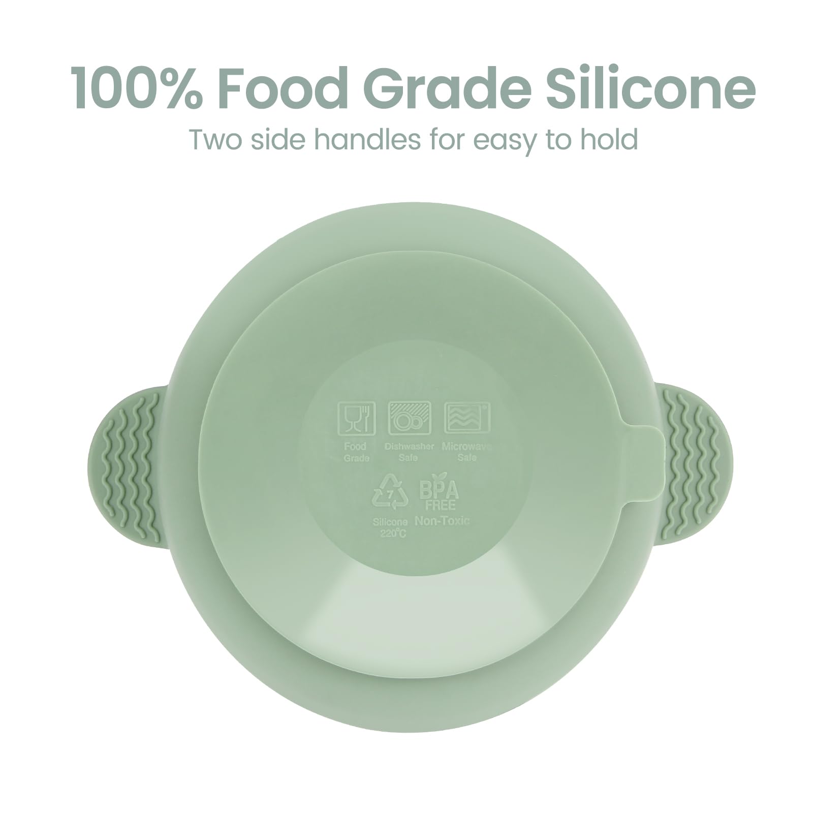 Eascrozn spoons with ergonomic handles for small hands during self-feeding