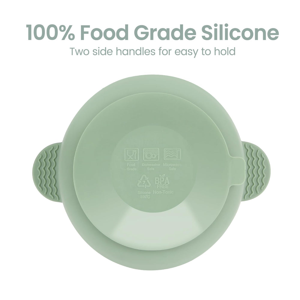Eascrozn spoons with ergonomic handles for small hands during self-feeding