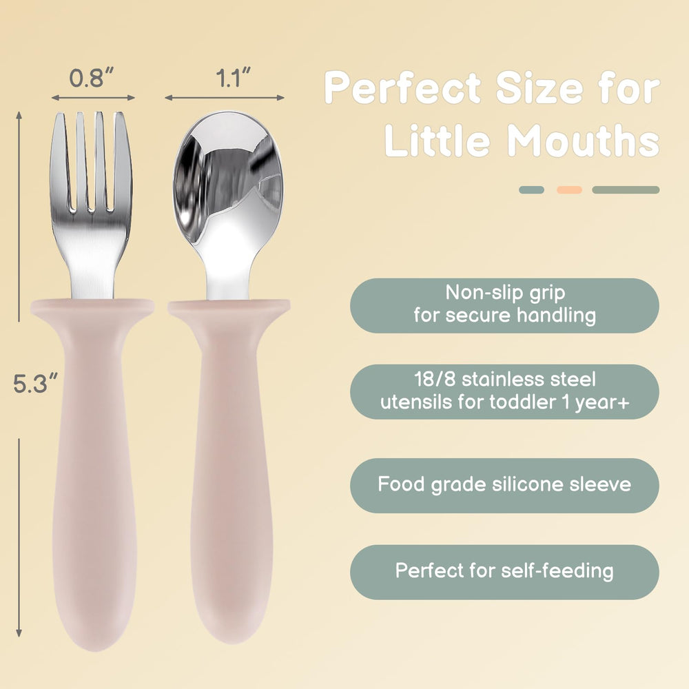 Eascrozn BPA-free materials ensure safe self-feeding for kids.