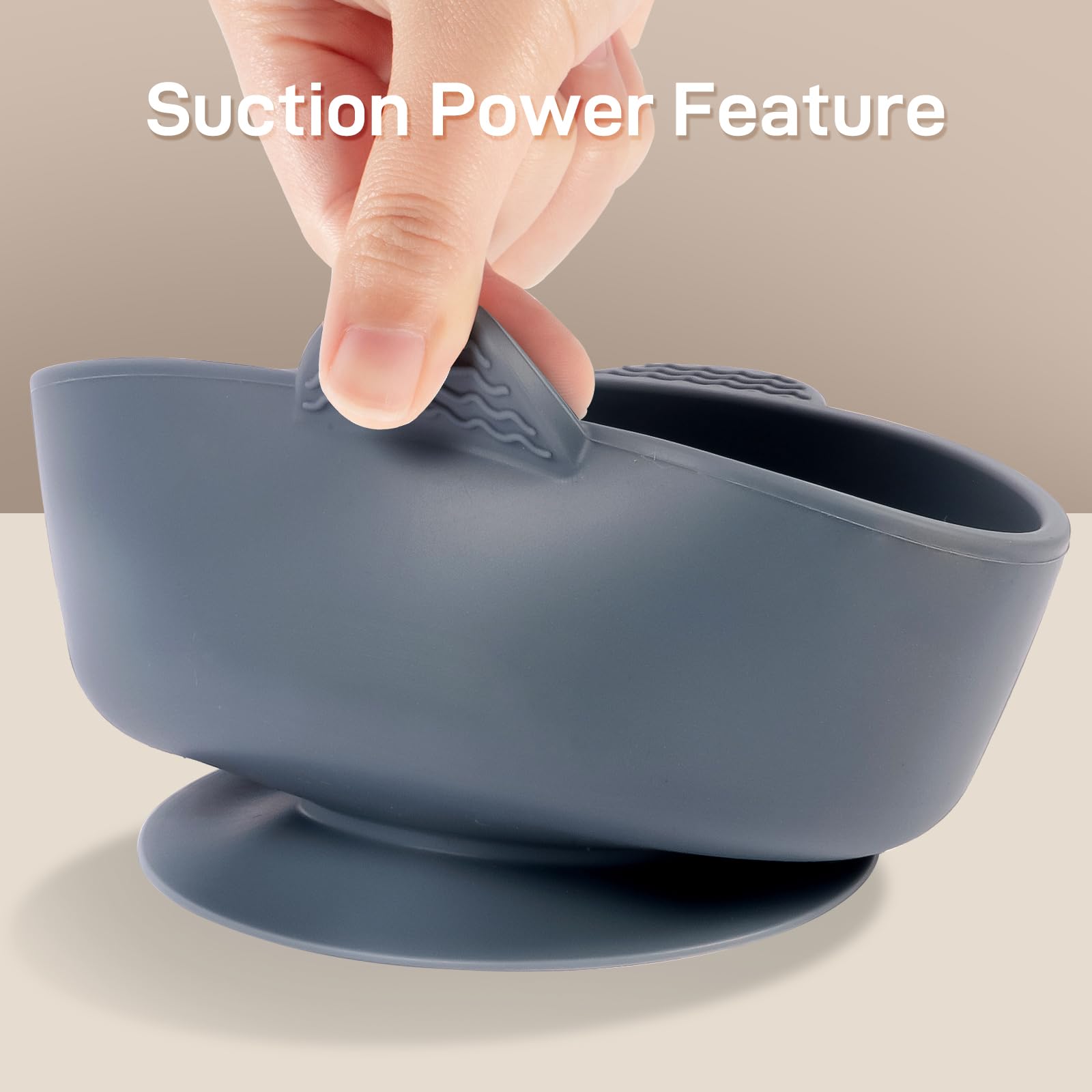 Eascrozn BPA-free silicone utensils are safe for babies.
