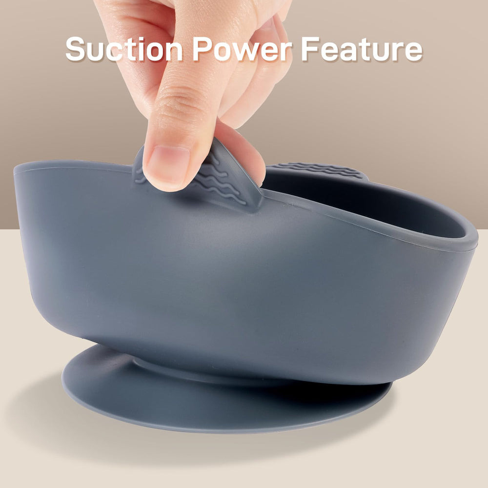 Eascrozn BPA-free silicone utensils are safe for babies.