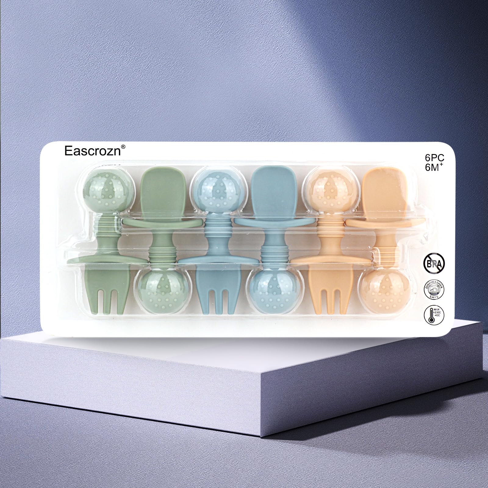 Eascrozn dishwasher-safe utensils simplify cleanup after feeding