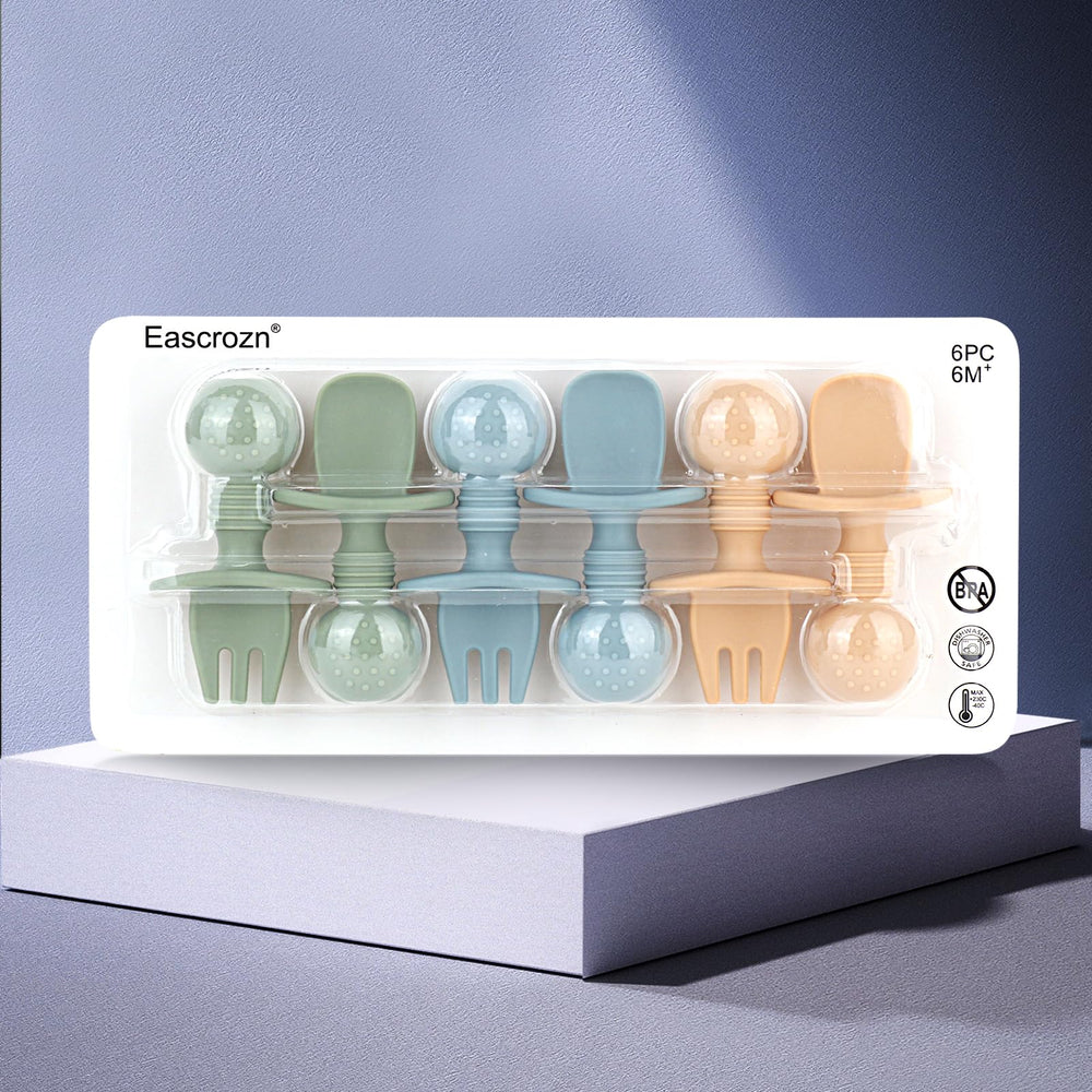 Eascrozn dishwasher-safe utensils simplify cleanup after feeding