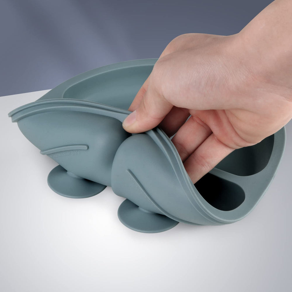 Eascrozn microwave-safe baby plates simplify reheating and serving warm meals.