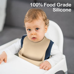 Eascrozn BPA-free bibs provide safe mealtime wear