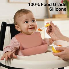 Waterproof, BPA-free design by Eascrozn keeps feeding tidy and easy to wipe clean.