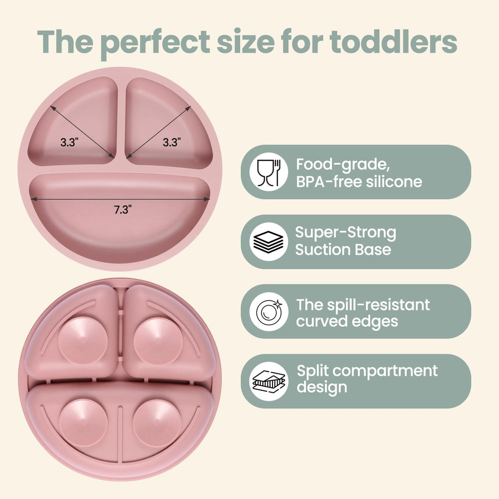 Eascrozn toddler forks and spoons set feature ergonomic handles for easy grip.