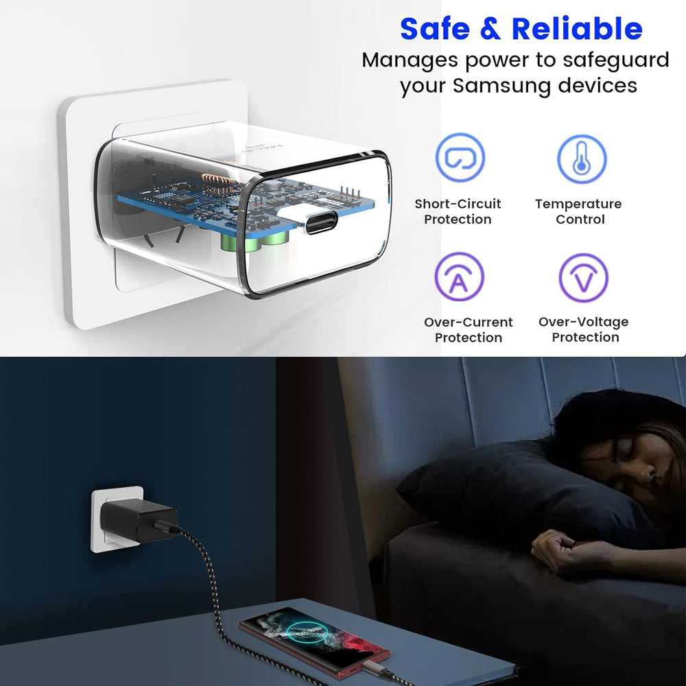 EASDMN built-in safety features monitor temperature and voltage for safe charging.