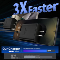 EASDMN S25 Ultra on charger demonstrating PPS fast charging capability.