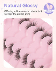 Easeful Half Lashes cat eye look adds subtle definition