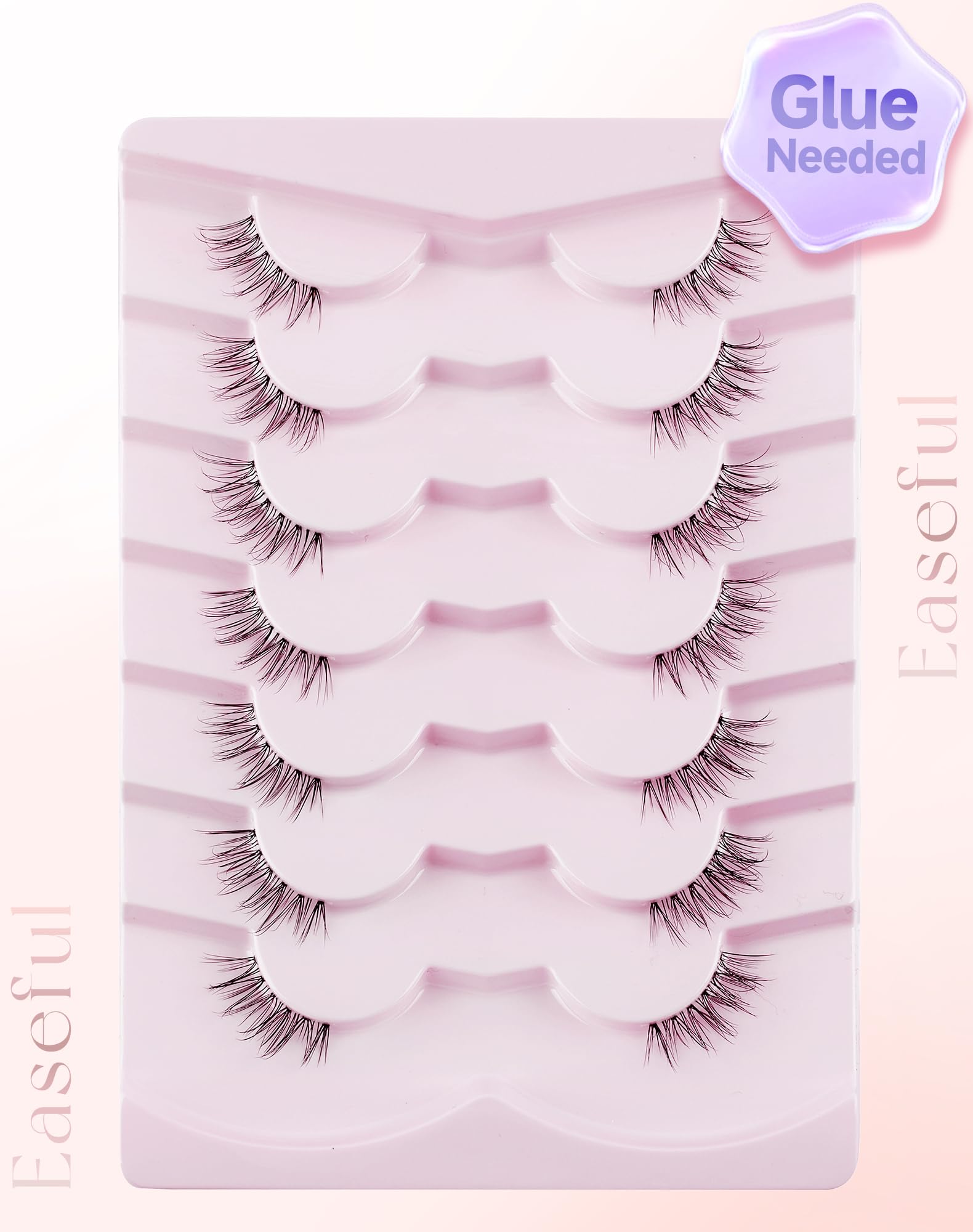 Easeful Half Lashes: ideal for daily wear and special occasions.