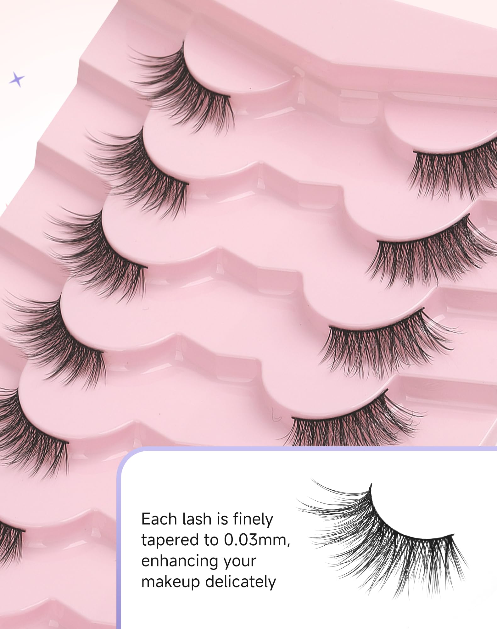 Easeful Half Lashes versatile styles fit multiple eye shapes