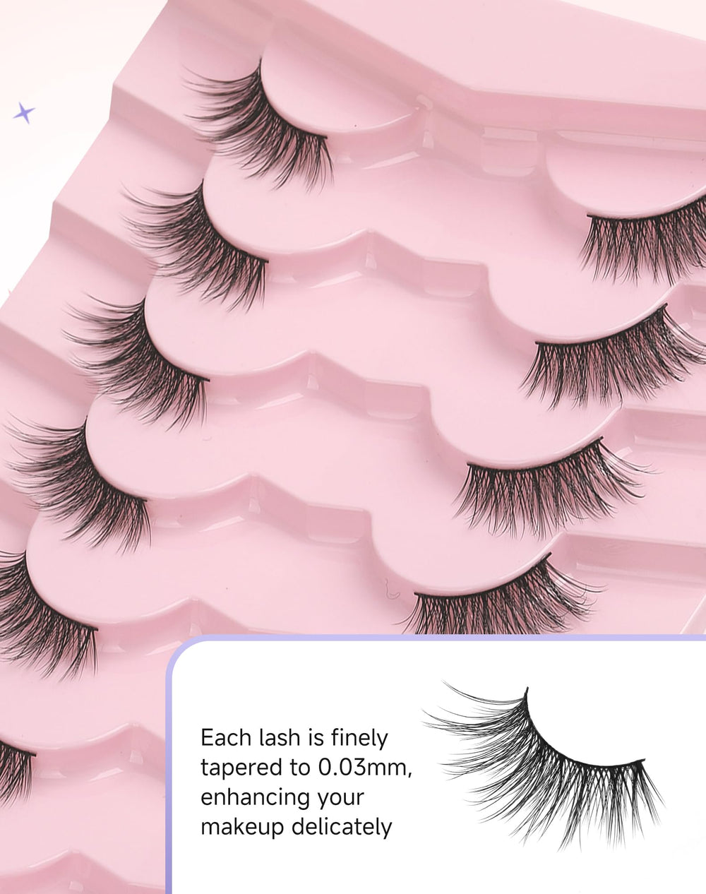 Easeful Half Lashes versatile styles fit multiple eye shapes
