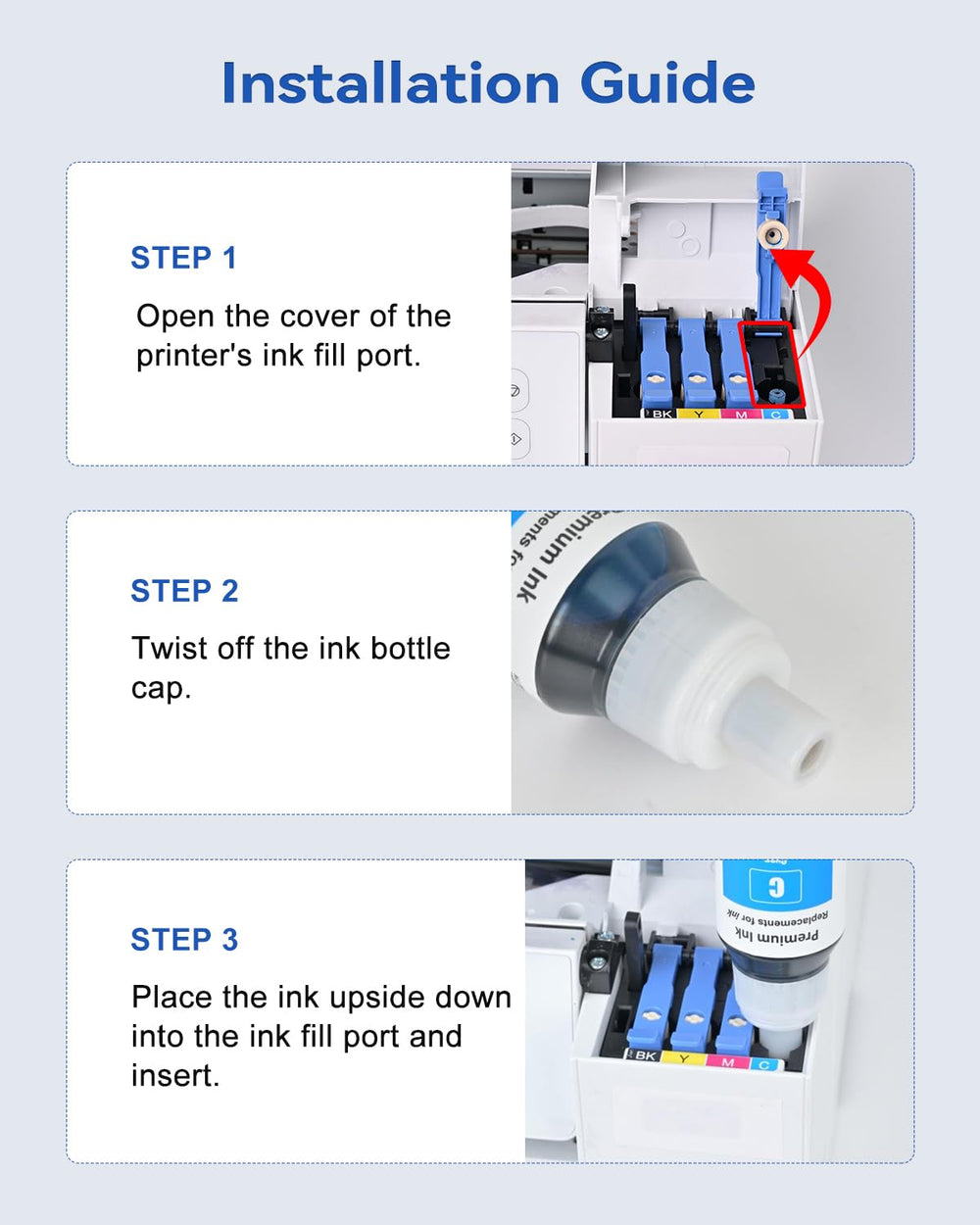 EaseFusion 502 nozzle tip on bottle demonstrating precise pouring