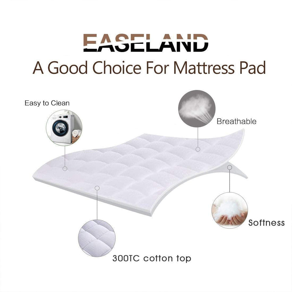 EASELAND cotton-top fabric close-up showing breathable, skin-friendly surface.