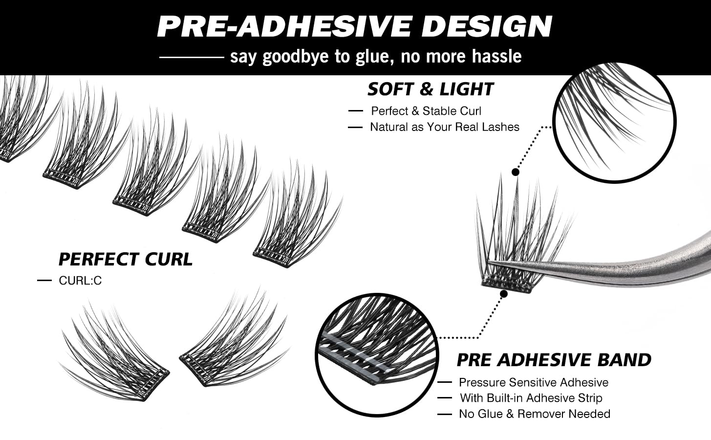 EASITENSION various sizes assortment for customizable looks