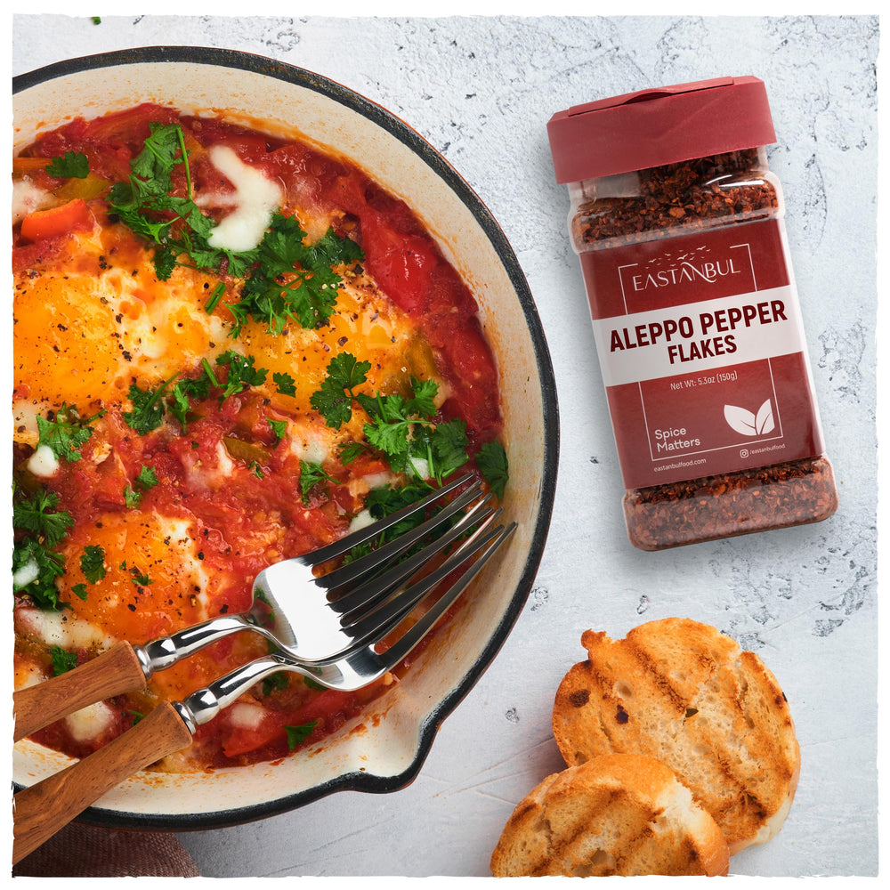 Eastanbul Aleppo Pepper for mezze platters enhances color and aroma