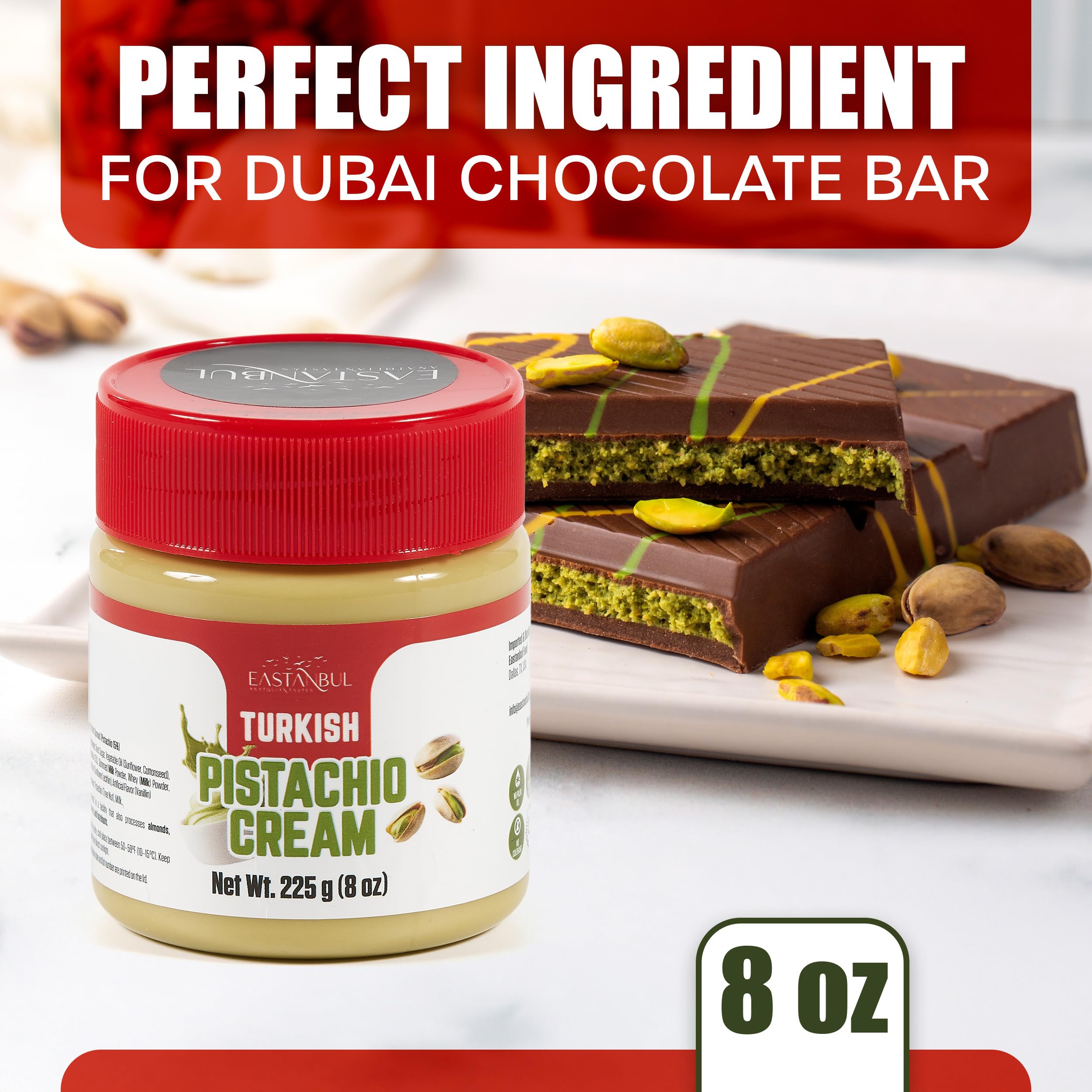 Eastanbul Dubai Bar Kit packaging designed for chocolate bar creations.