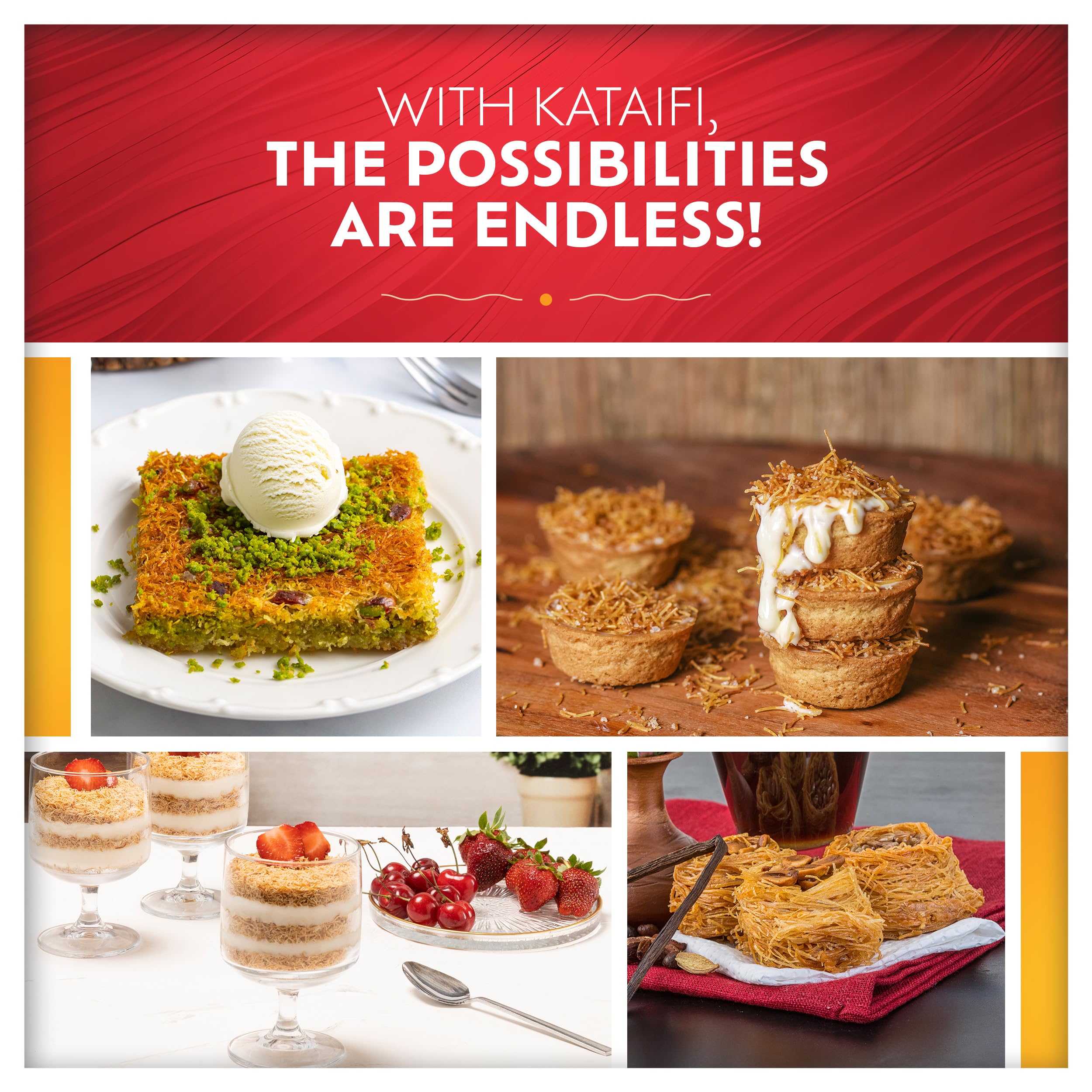 Eastanbul kataifi savory creations unlock unique chicken or seafood dishes.