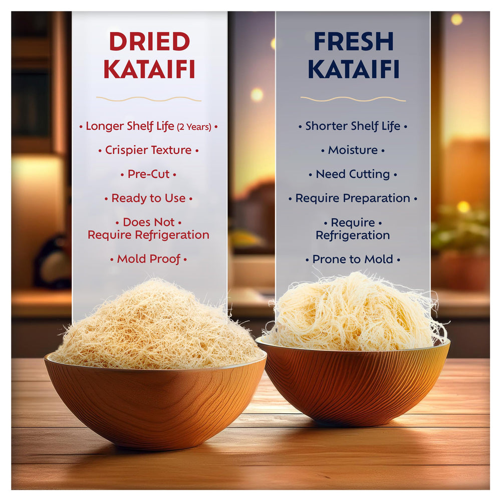 Eastanbul kataifi packaging preserves freshness and minimizes mess.