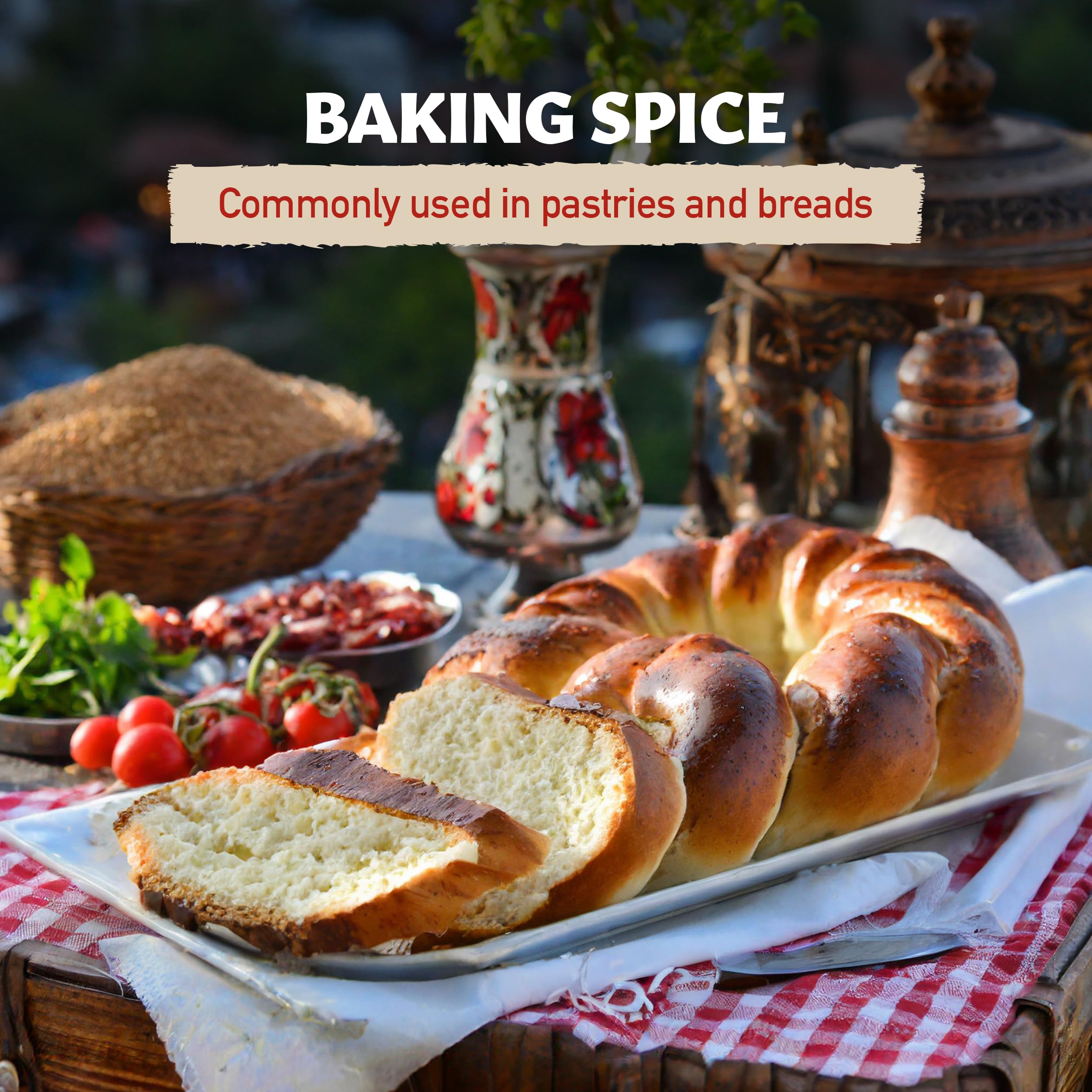 Eastanbul Mahlab Ground bowl with spice to inspire baking.