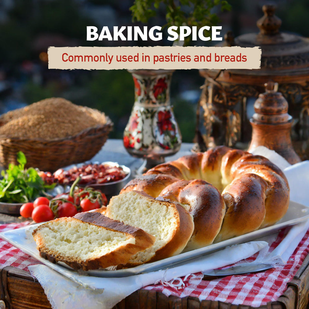 Eastanbul Mahlab Ground bowl with spice to inspire baking.